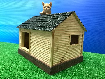 木製ハウスの画像