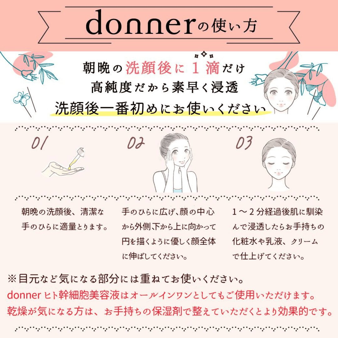 ドネ美容液+ラクトリーアイ(目元用美容クリーム) エイジングケア集中セットの画像