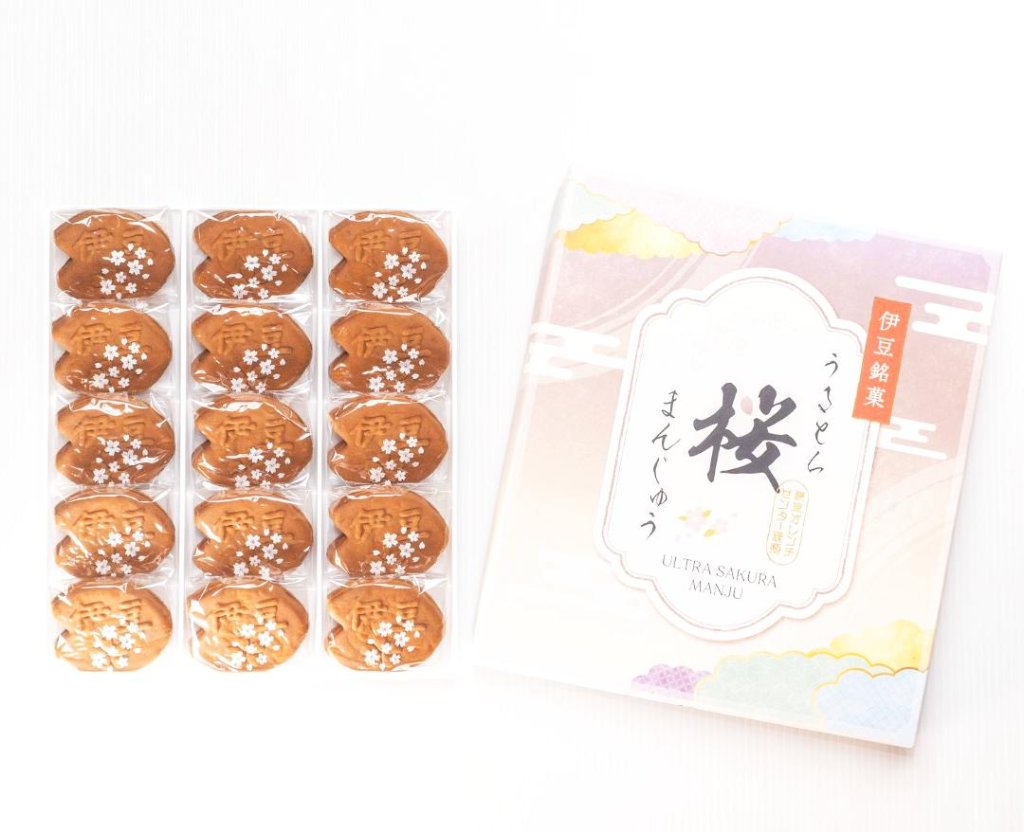 うるとら桜まんじゅう（あずきこし餡）１５個入りの画像