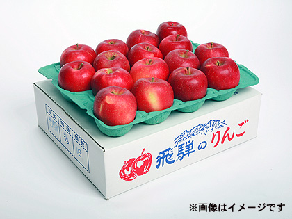 🍎おまかせ飛騨産りんご（樹上で完熟した品種）　一段大箱画像