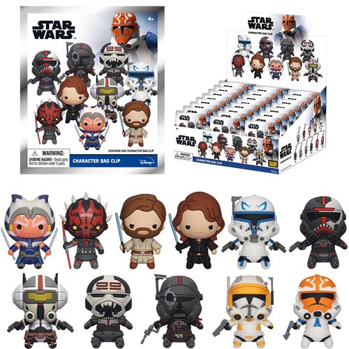 スターウォーズ Star Wars クローンウォーズ The Clone Wars S4 3D ラバーキーホルダーの画像