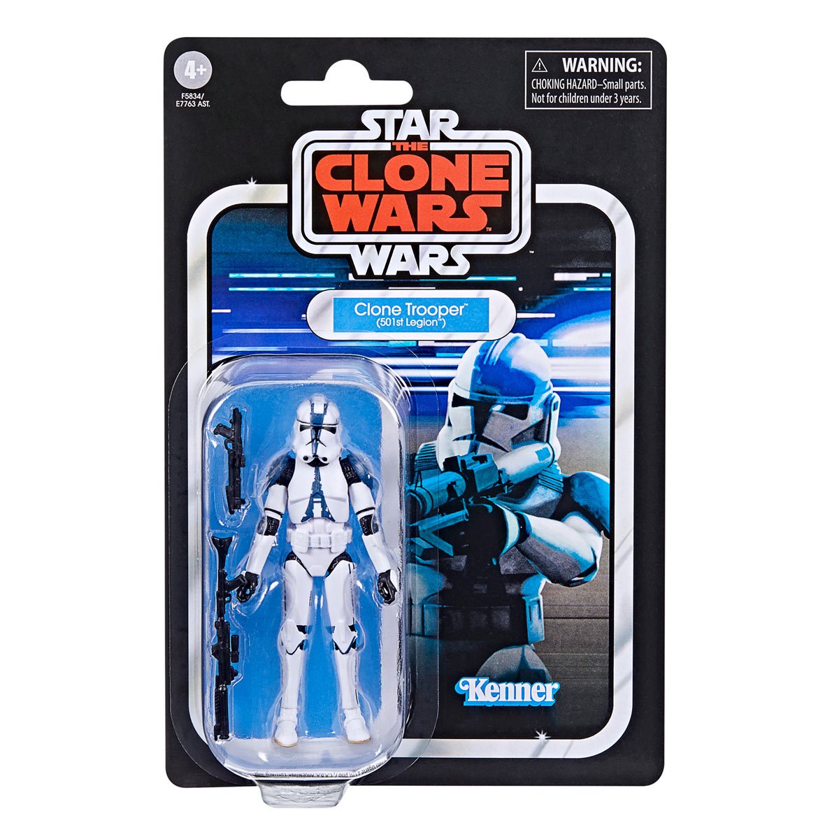 Star Wars TVC Clone Trooper (501st Legion) 3 3/4-Inch Action Figure画像