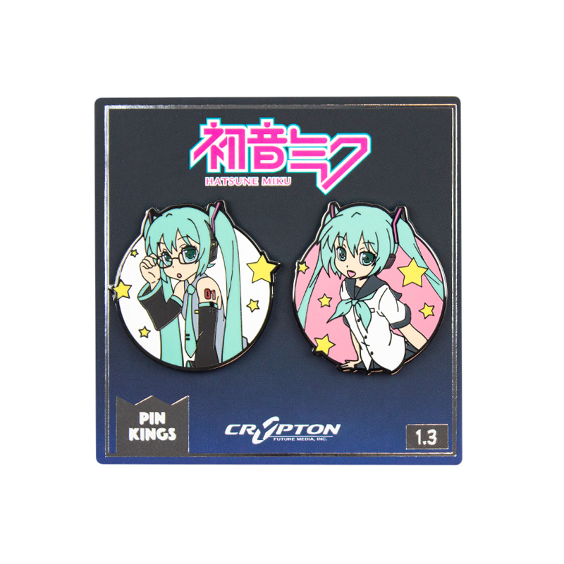Pin Kings Hatsune Miku Enamel Pin Badge Set 1.3の画像