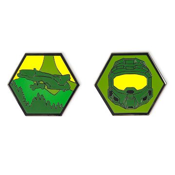 Pin Kings Halo Enamel Pin Badge Set 1.1画像
