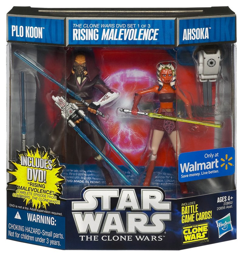 Star Wars The Clone Wars Action Figures 3-pack画像