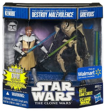 Star Wars The Clone Wars Action Figures 3-pack画像