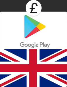 Google Play Gift Card 10GBP イギリス版 UK画像