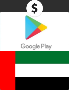 Google Play Gift Card 500AED アラブ首長国連邦版 UAE画像