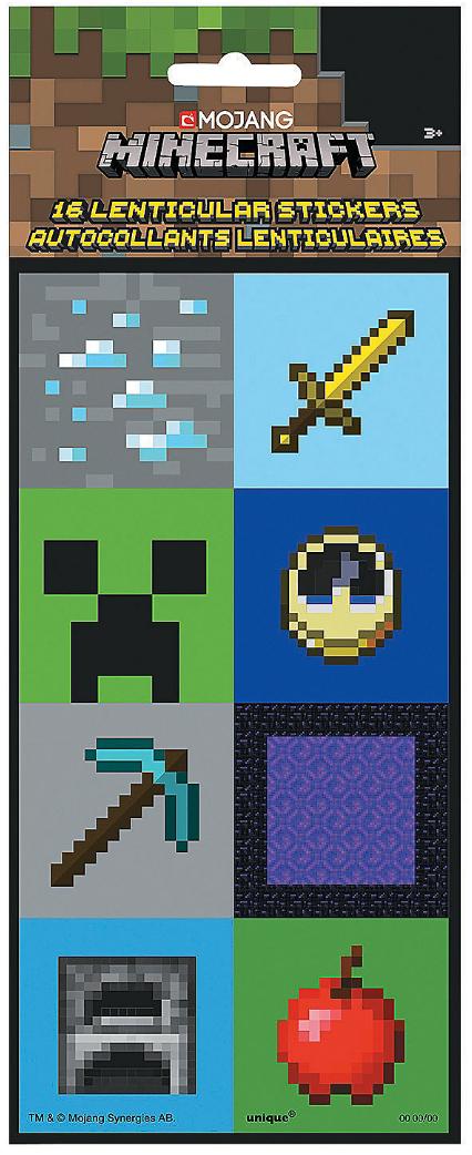 Minecraft Lenticular Sticker画像