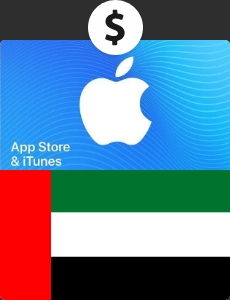 Apple App Store iTunes Gift Card 100AED アラブ首長国連邦版 UAE画像