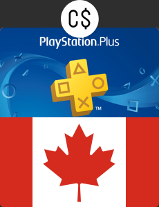 Playstation Plus 12month カナダ版 CAD画像