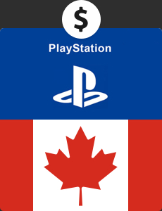 Playstation Store Card 100CAD カナダ版 CAD画像