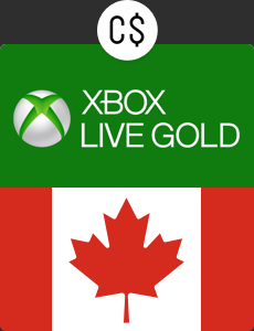 Xbox Live Gold 12month カナダ版 CAD画像