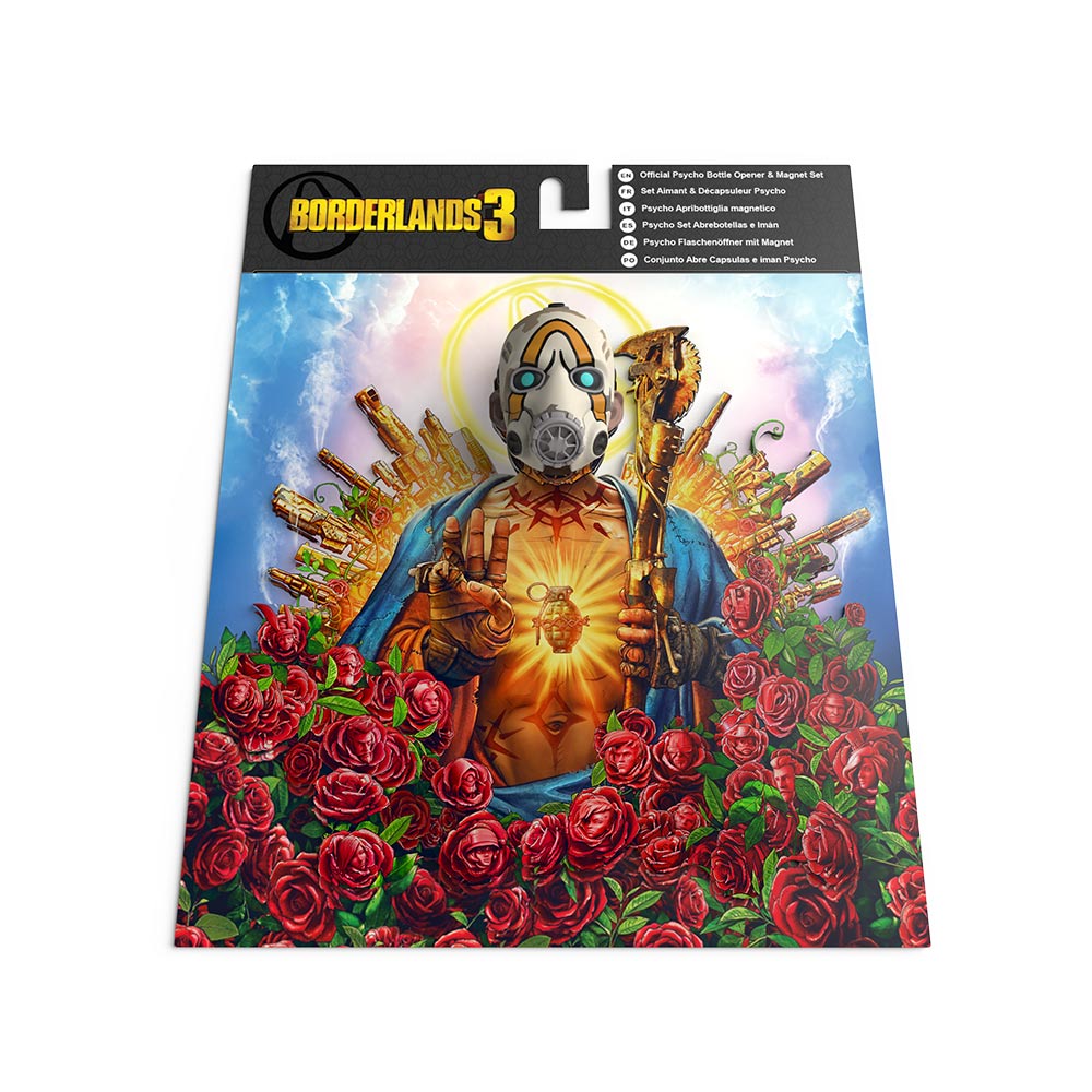 Borderlands 3 Psycho Bottle Opener & Magnet Setの画像