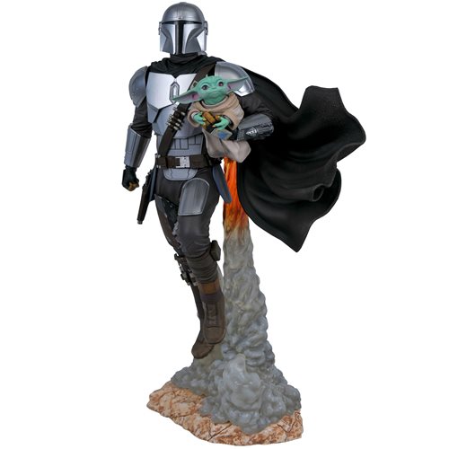 Star Wars Milestones Mandalorian and Child 1:6 Scale Statueの画像