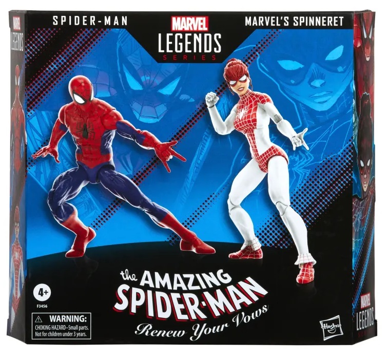Marvel Legends Series Renew Your Vows Spider-Man and Spinneret 6-Inch Action Figure 2-Packの画像