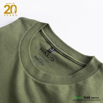 HALOシリーズ 20周年 Tシャツ(アーミーグリーン) 各種画像