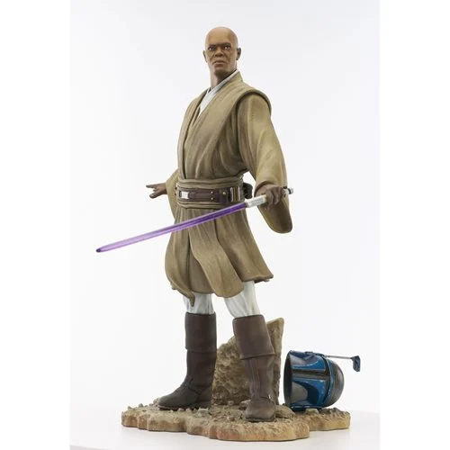 Star Wars: Attack of the Clones Mace Windu Premier Collection 1:7 Scale Statueの画像