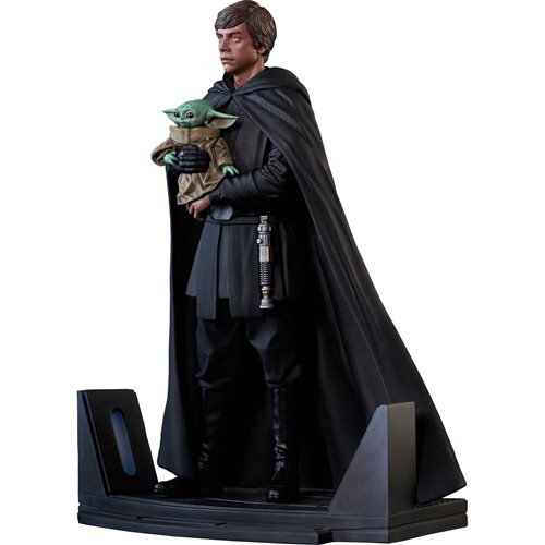 Star Wars The Mandalorian Luke Skywalker and Grogu Premier Collection 1:7 Scale Statue画像