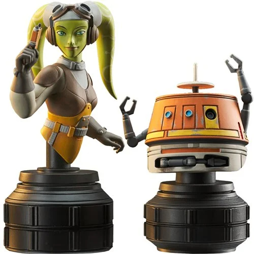 Star Wars Rebels Hera and Chopper 1:7 Scale Mini-Bust Setの画像