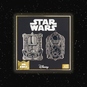 Pin Kings Star Wars Enamel Pin Badge Set 4.1 – Kylo Ren & Stormtrooper画像