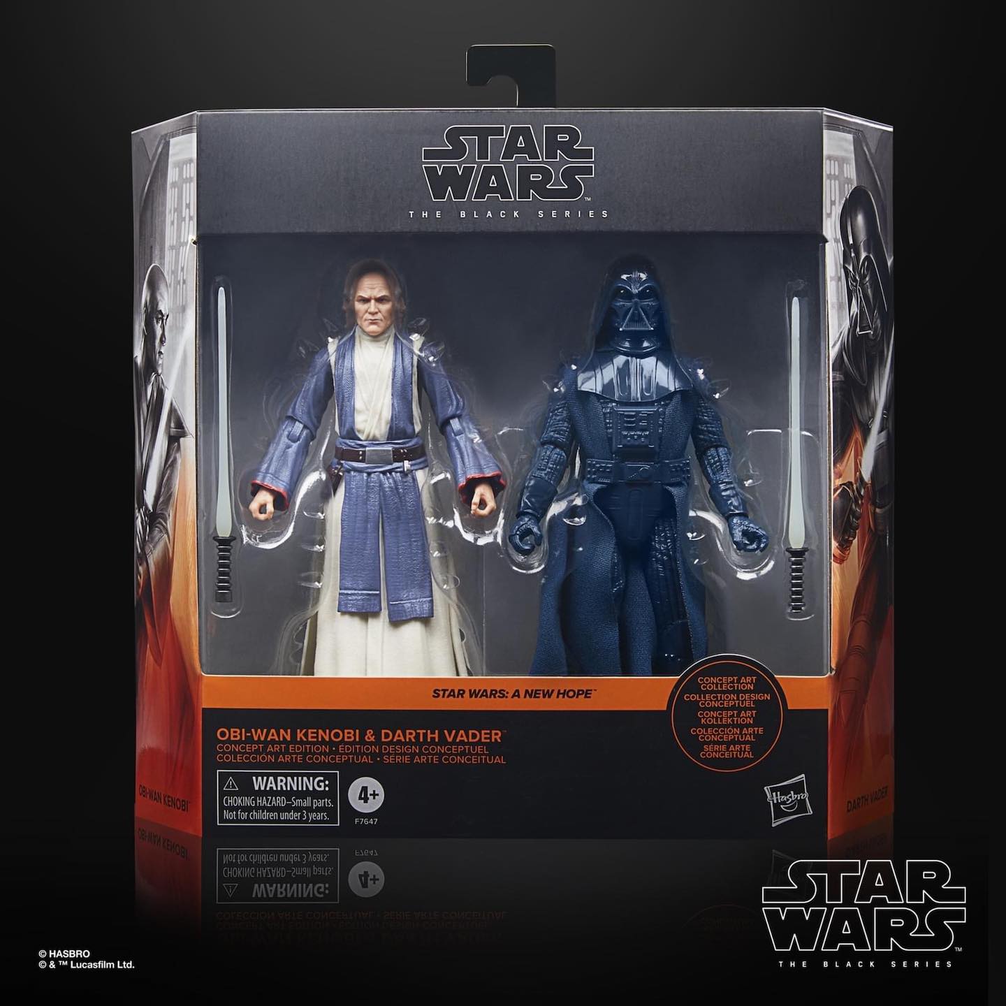 Star Wars TBS CAE Obi-Wan Kenobi & Darth Vader 6-Inch Action Figure画像