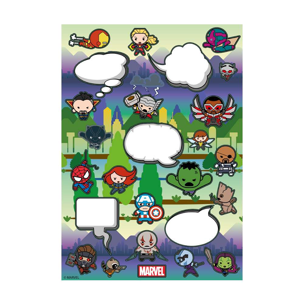 Marvel Kawaii Fridge Magnet Setの画像