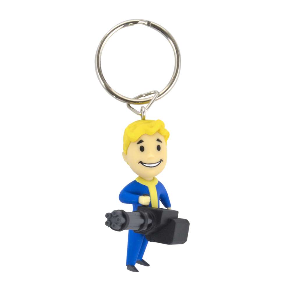 Fallout Vault Boy Big Guns Keychainの画像