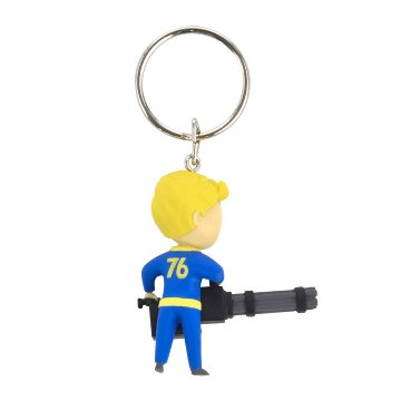 Fallout Vault Boy Big Guns Keychain画像