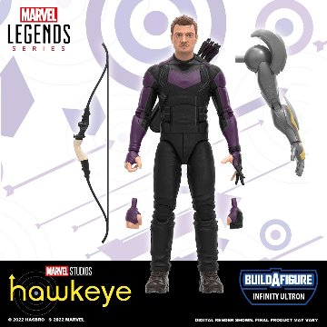 Marvel Legends BAF Infinity Ultron Hawkeye 6-Inch Action Figure画像