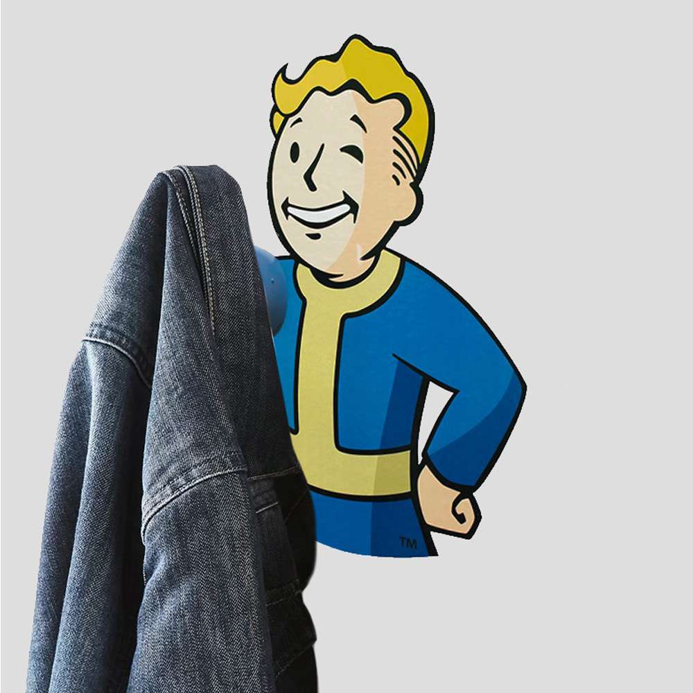 Fallout 3D Vault Boy Coat Hooks (2 Pack)画像