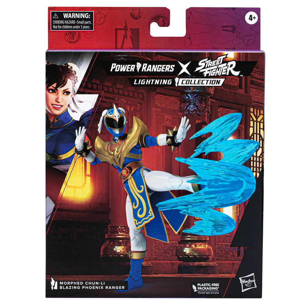 Power Rangers X Street Fighter Morphed Chun-Li Blazing Phoenix 6-Inch Action Figureの画像