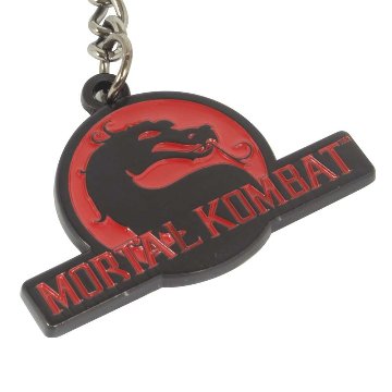 Mortal Kombat Logo Keyring画像