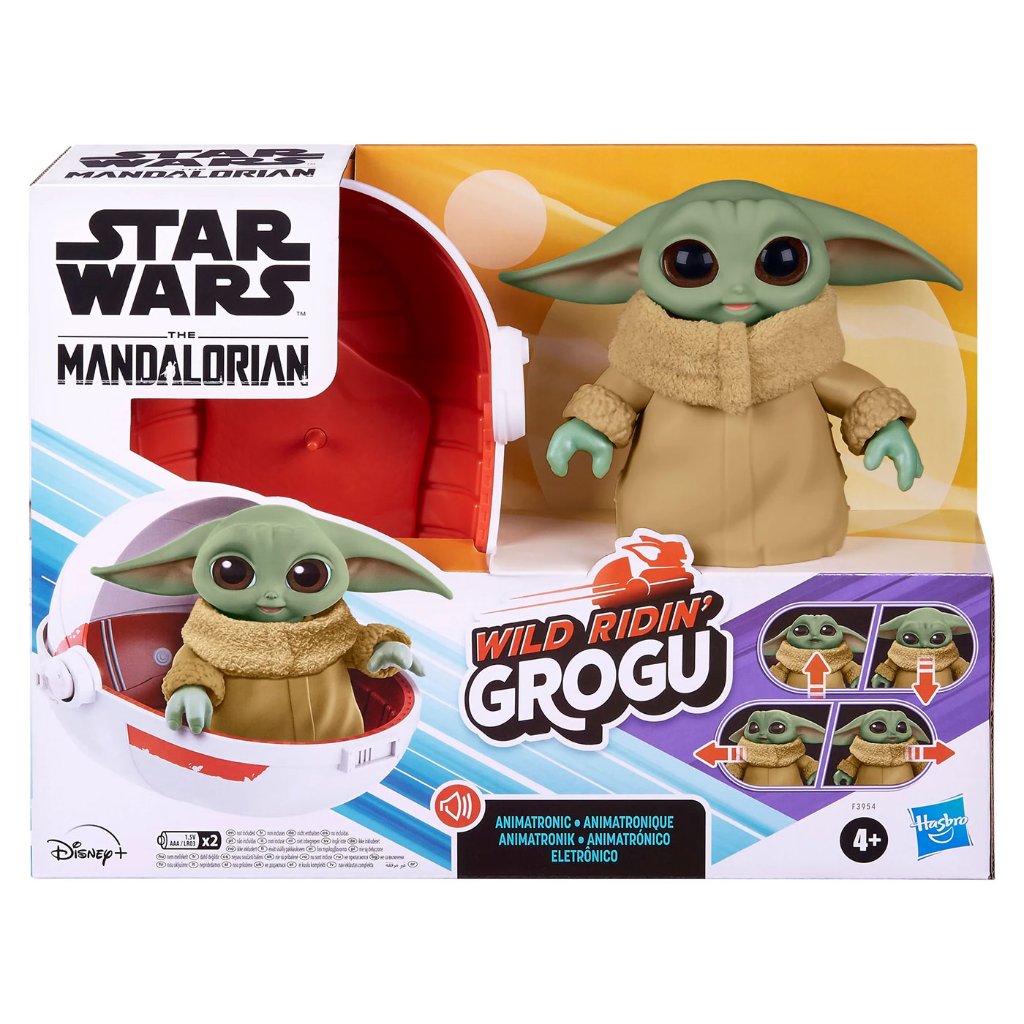 Star Wars Mandalorian Wild Ridin' Grogu Animatoric Figureの画像