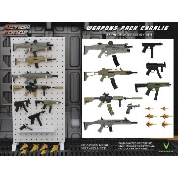  Action Force Series 2 Firearms Pack Charlie 1:12 Scale Action Figure Accessories画像