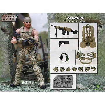 Action Force Series 2 Trigger 1:12 Scale Action Figure画像