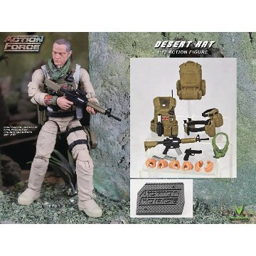 Action Force Series 2 Desert Rat 1:12 Scale Action Figure画像