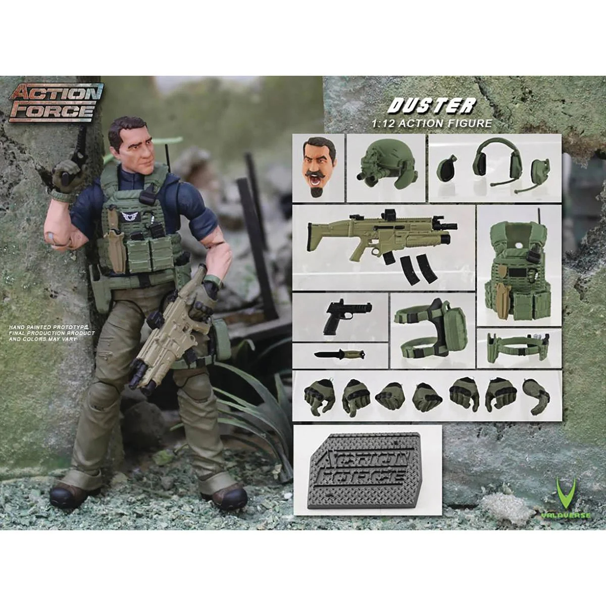 Action Force Series 2 Duster 1:12 Scale Action Figure画像