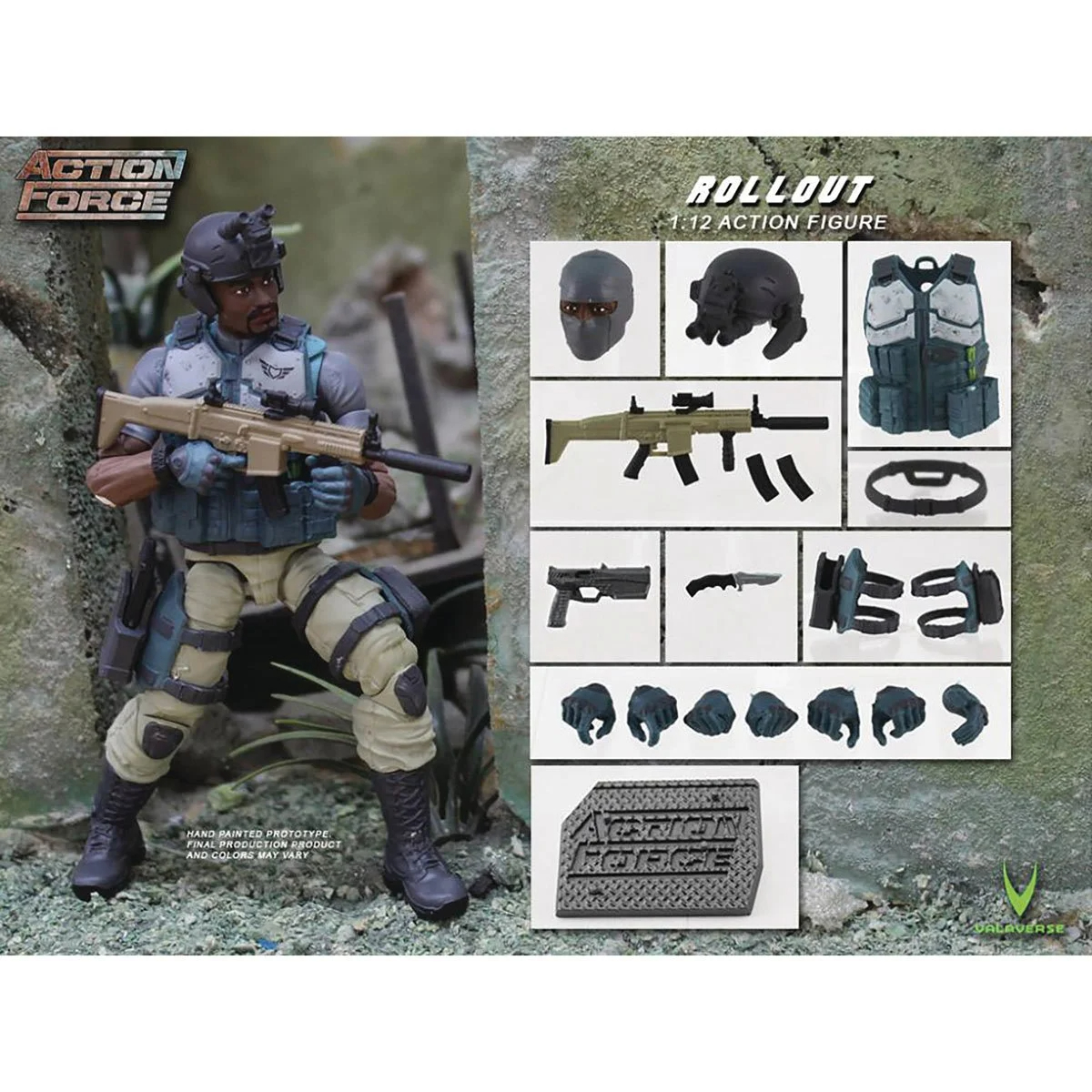 Action Force Series 2 Rollout 1:12 Scale Action Figure画像