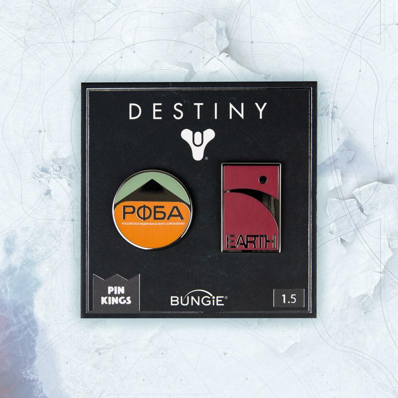 Pin Kings Destiny Enamel Pin Badge Set 1.5 – PФБA and Earth の画像
