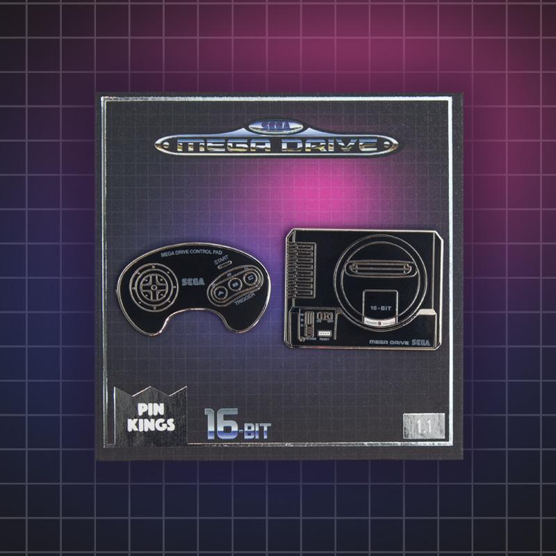 Pin Kings SEGA Console Enamel Pin Badge Set 1.1 – Mega Drive画像