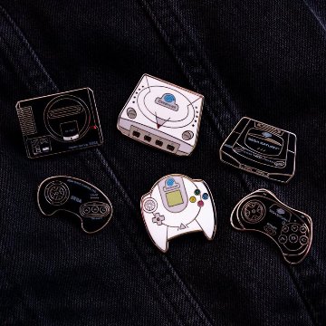 Pin Kings SEGA Console Enamel Pin Badge Set 1.3 – Dreamcast画像