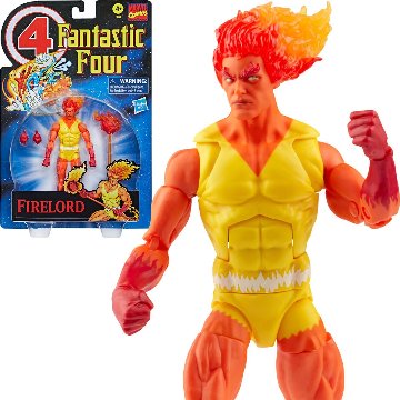 Marvel Legends Retro Fantastic Four Firelord 6-Inch Action Figure画像