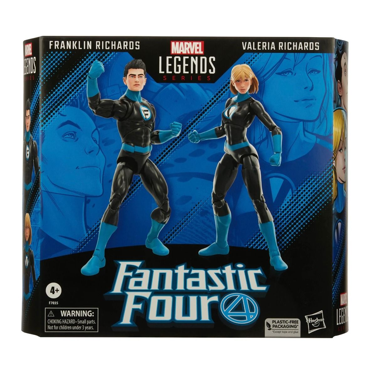 Marvel Legends Fantastic Four Franklin Richards Veleria Richards 6-inch Action Figure 2-Pack画像