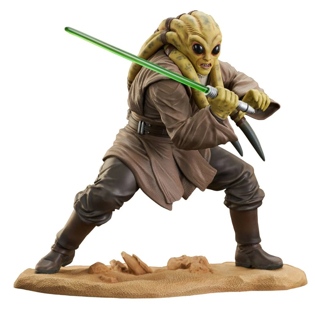 Star Wars: Attack of the Clones Kit Fisto Premier Collection 1:7 Scale Statueの画像