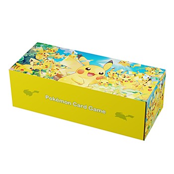 ポケモンカードゲーム ロングカードボックス ピカチュウ大集合の画像