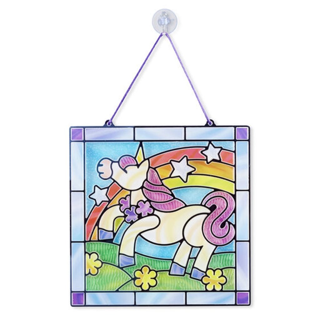 Melissa & Doug Stained Glass Made Easy Unicornの画像