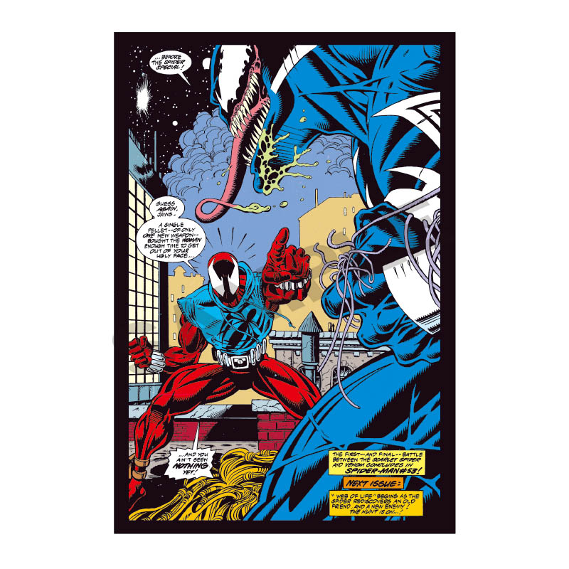 スパイダーマン ポストカードセット コミック画像