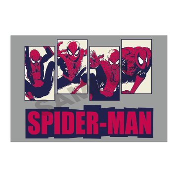スパイダーマン ポストカードセット アート画像