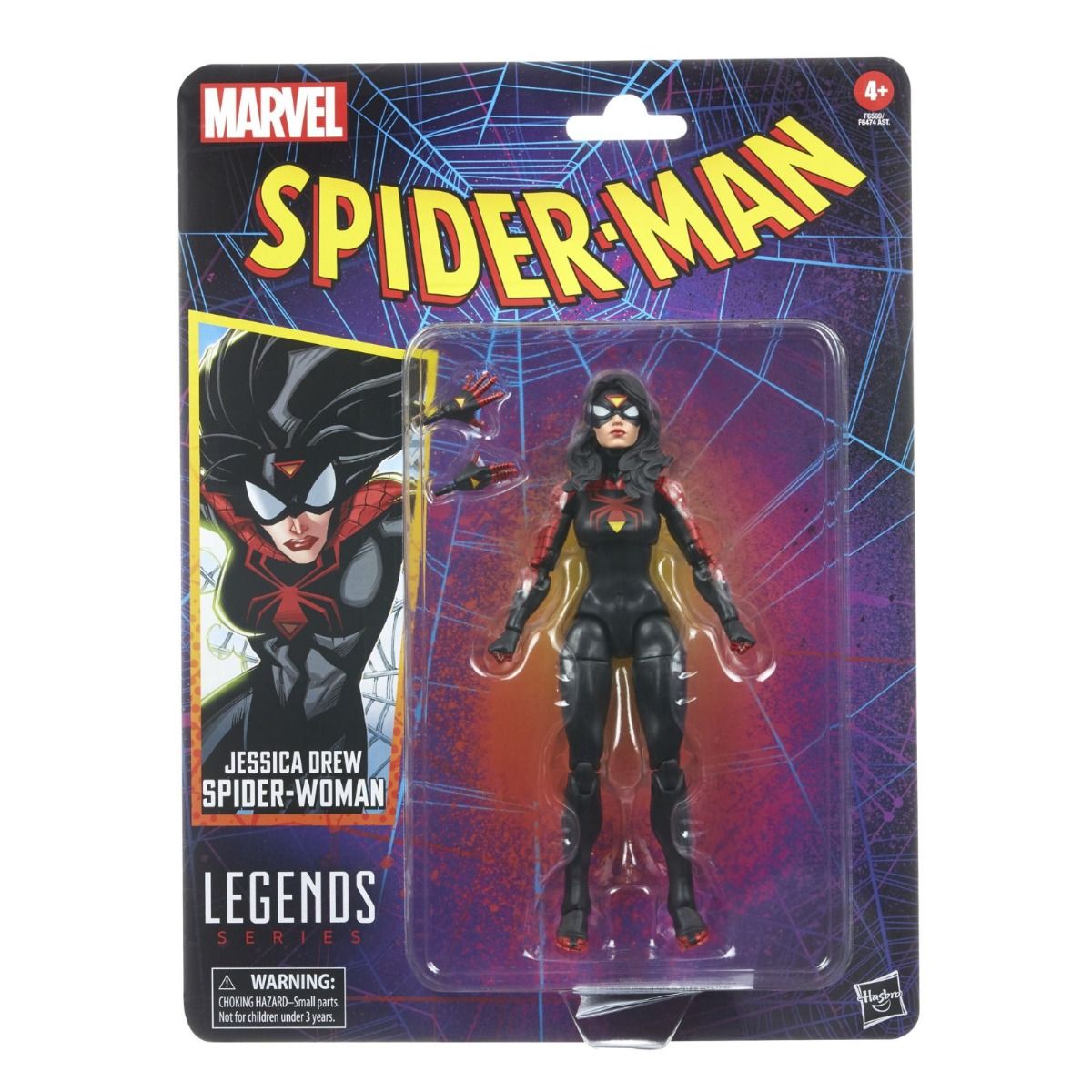 Marvel Legends Retro Jessica Drew Spider-Woman 6-Inch Action Figure画像